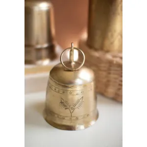 Set of 3 Antique Brass Finish Bells 3