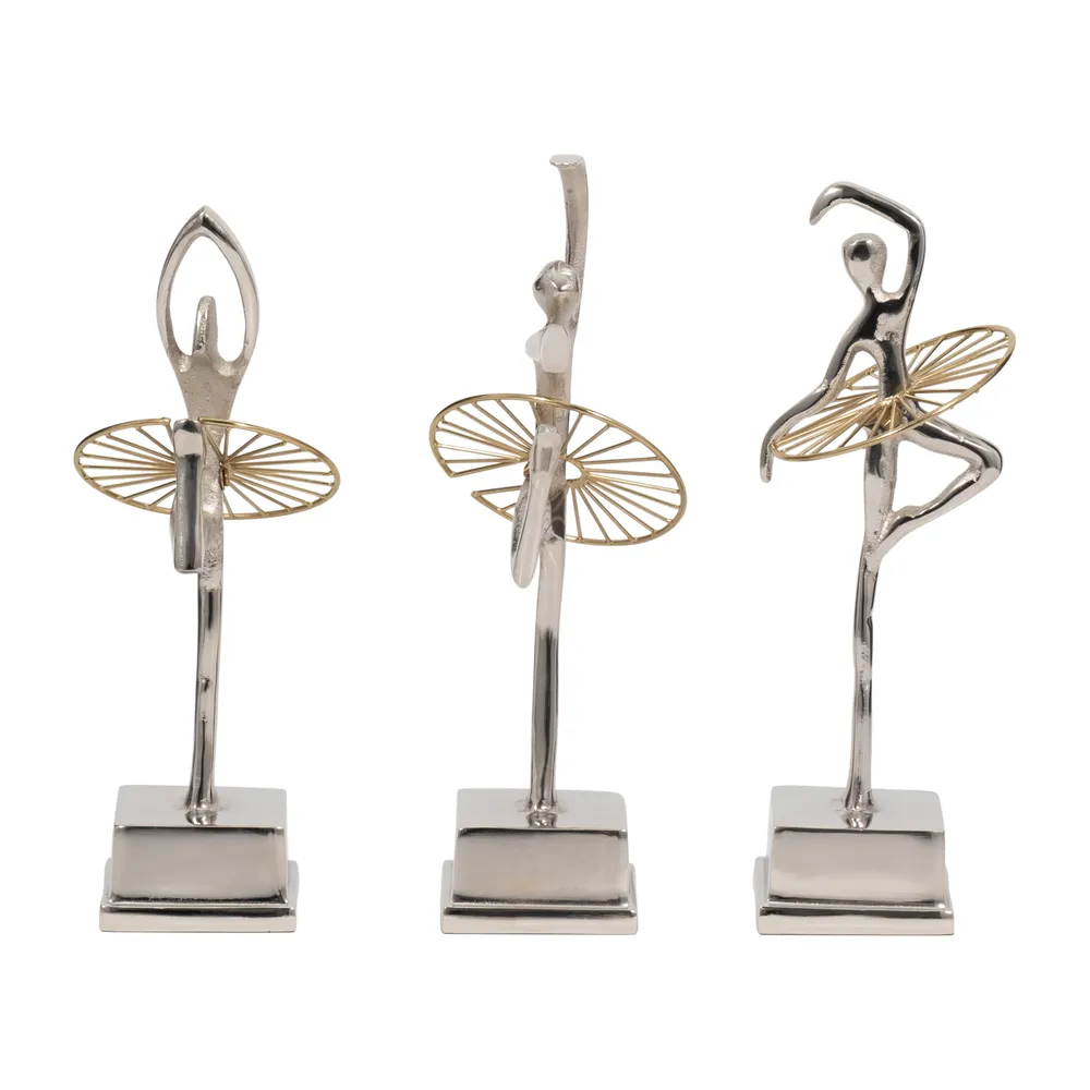 LYNNGROVE SET OF 3 SILVER DECOR 13 (IN)