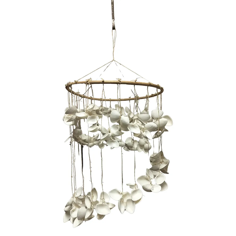 15" SHELL CHANDELIER