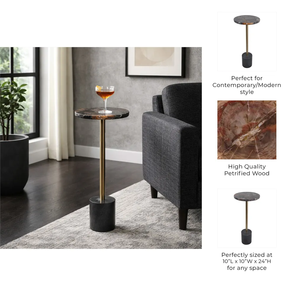 EASTONWICK GOLD TABLE 24 (IN)