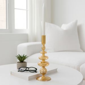ELLENLAND GOLD CANDLE HOLDER 11 (IN) 9