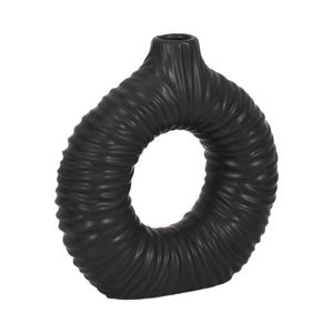 CANTONGATE BLACK VASE 9 (IN) 4