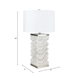 ELLIOTWICK WHITE LAMP 30 (IN) 7