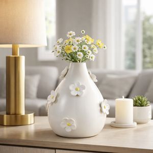 KEATONFIELD IVORY VASE 10 (IN) 2