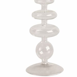 ELLENLAND CLEAR CANDLE HOLDER 11 (IN) 5