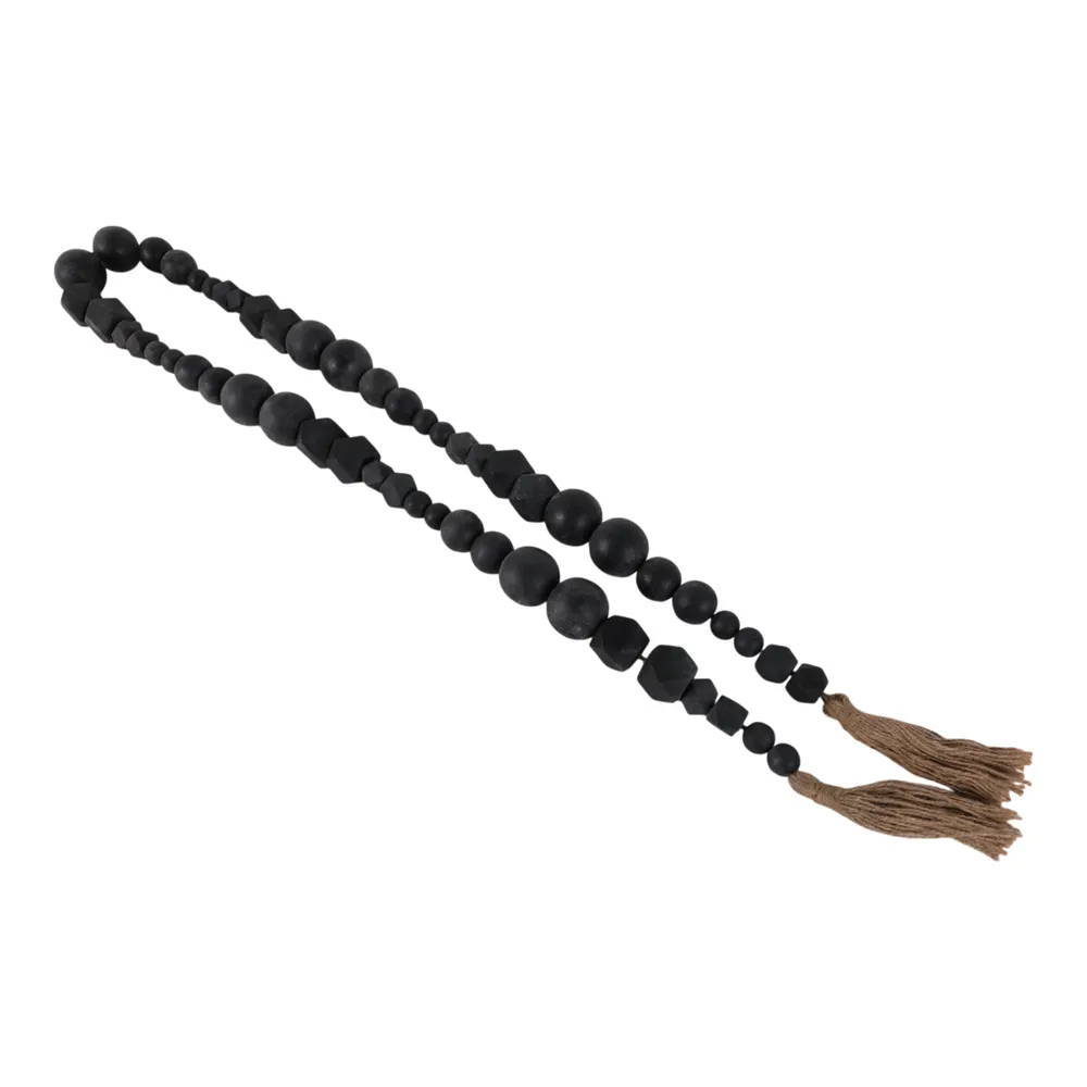 DUNEFORD BLACK BEAD 2 (IN)
