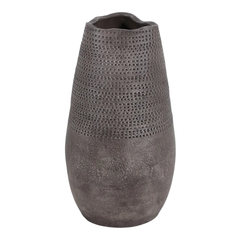 NORAHAVEN BROWN VASE 19 (IN)
