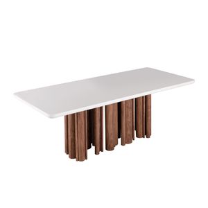 Pier Dining Table - Medium Acacia 4