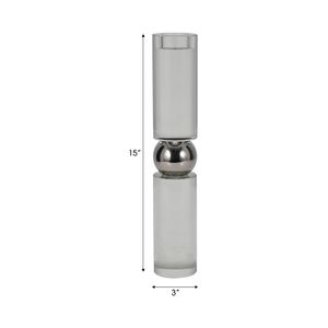 VERAFORD CLEAR CANDLESTICK 15 (IN) 8