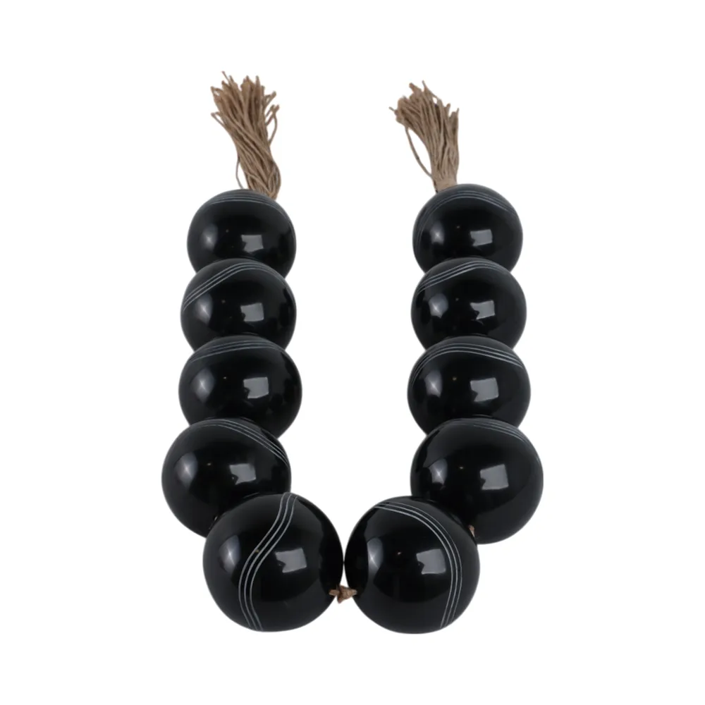 GORDONSTONE BLACK BEAD 3 (IN)