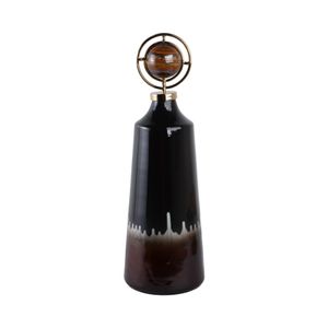 GRAYDONWIND BROWN GLASS VASE 23 (IN) 5