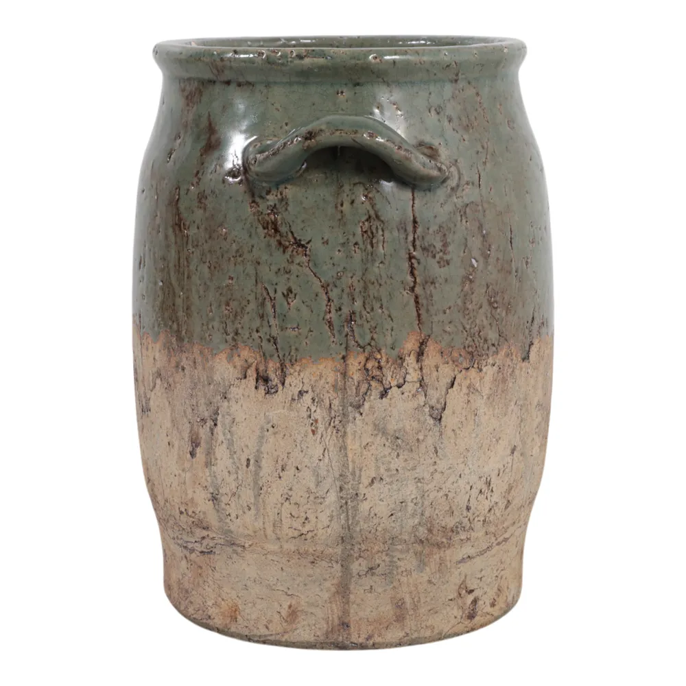 EVANDERWICK GREEN VASE 12 (IN)