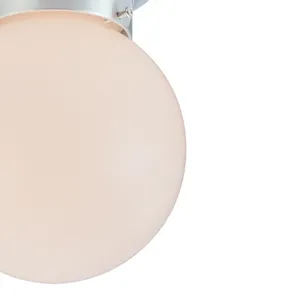 Orb 6'' Wide 1-Light Flush Mount - Brushed Nickel 4
