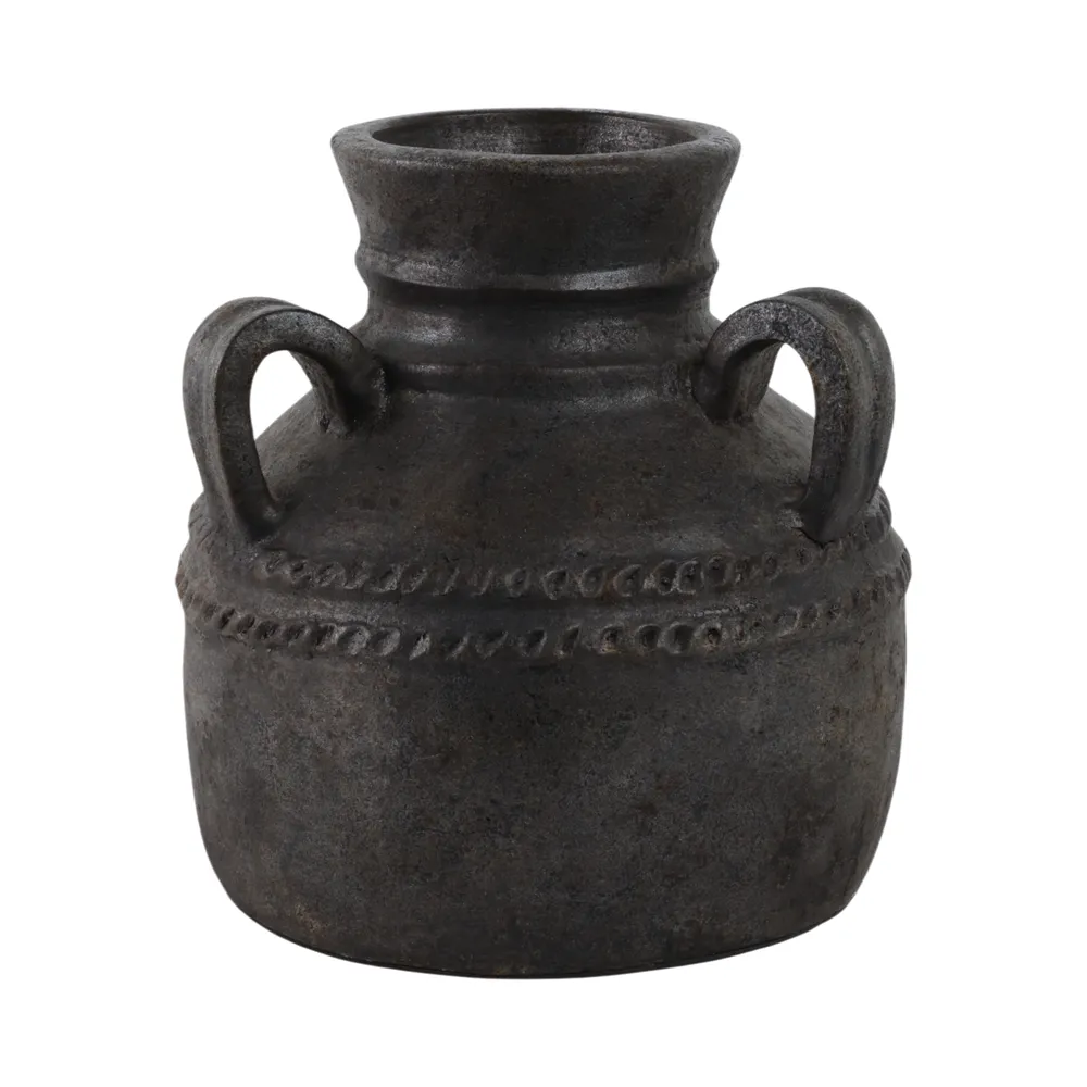NOELWIND BLACK VASE 12 (IN)