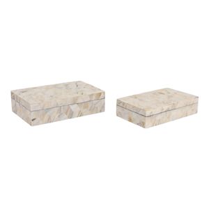 COLINPORT SET OF 2 BROWN BOXES 3 (IN) 5