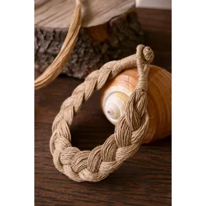 Natural Jute Braided Necklace 3