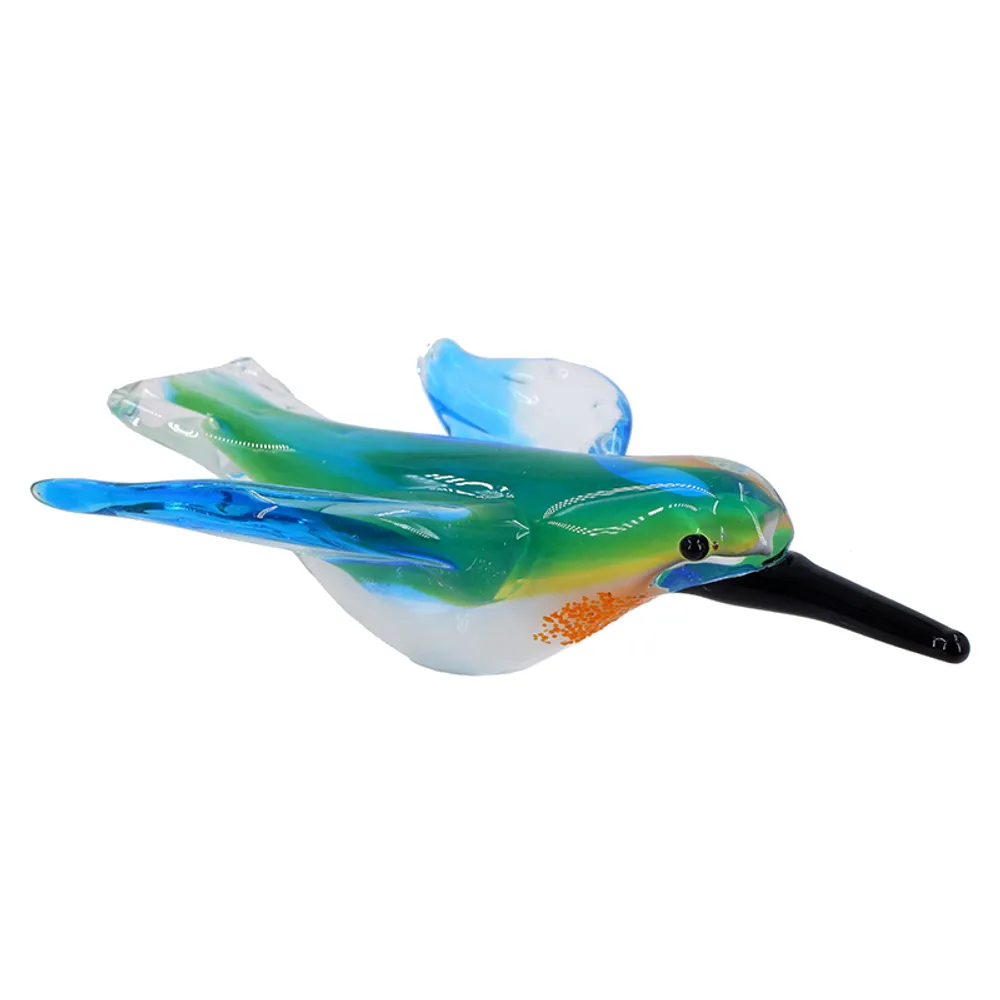 7" GLASS HUMMINGBIRD 360G