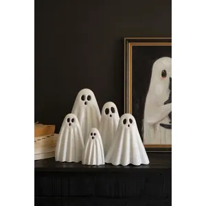 Set of 5 Metal Halloween Ghosts 1