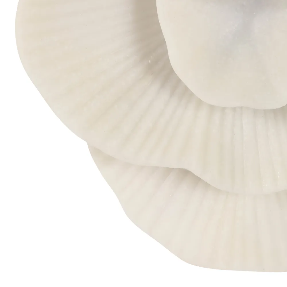 FRAZIERLAKE SET OF 3 WHITE WALL SCULPTURES 13 (IN)
