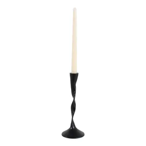 ELMONTVALE BLACK CANDLE HOLDER 9 (IN) 3