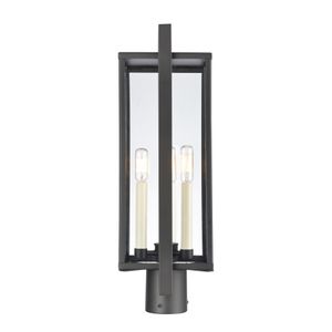 Gladwyn 21.5'' High 3-Light Outdoor Post Light - Matte Black 4