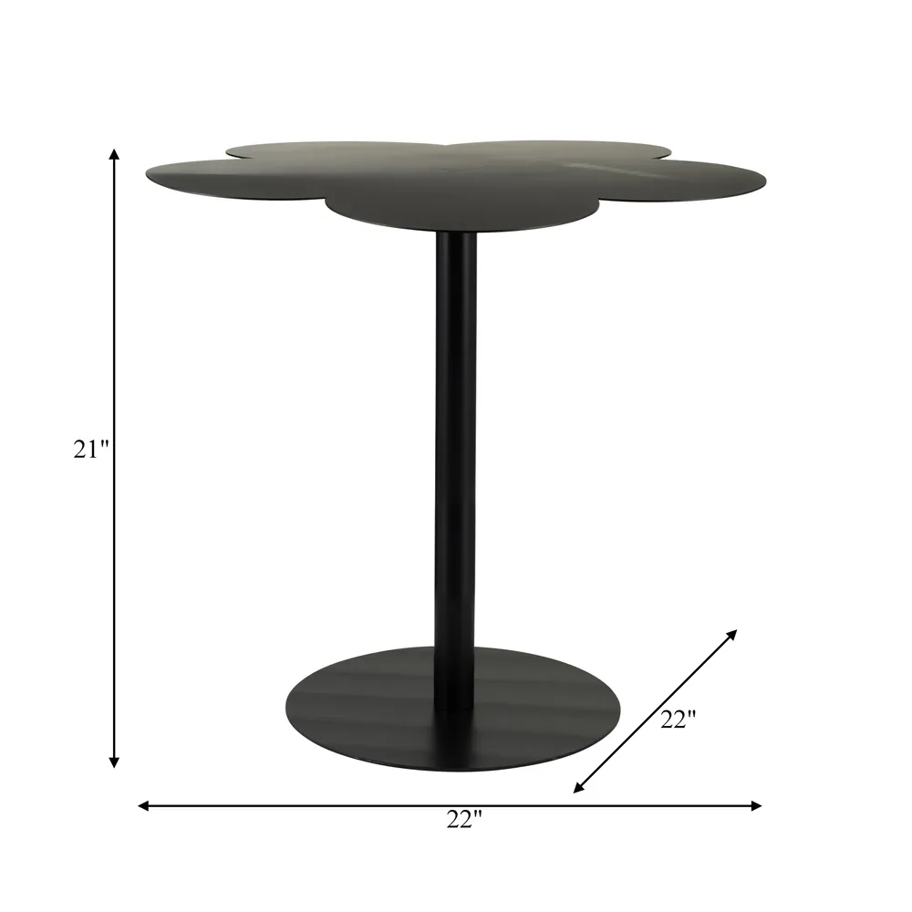 RUBYFIELD BLACK TABLE 21 (IN)