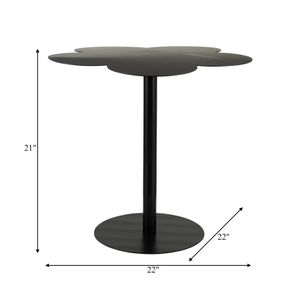 RUBYFIELD BLACK TABLE 21 (IN) 8