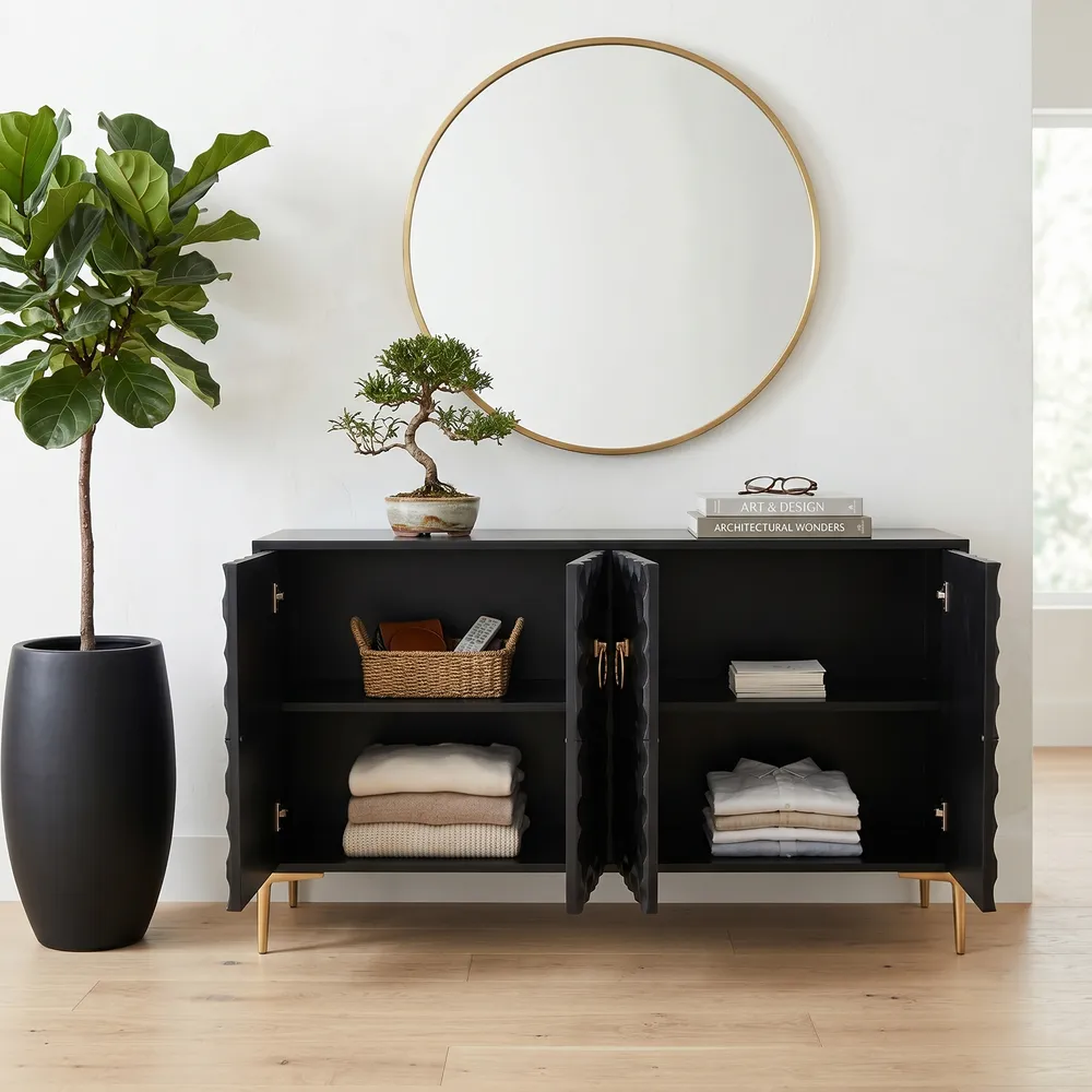 RYECLIFF BLACK CABINET 35 (IN)