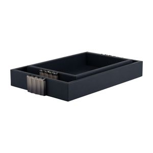 FORRESTMILL SET OF 2 BLUE TRAY 3 (IN) 1