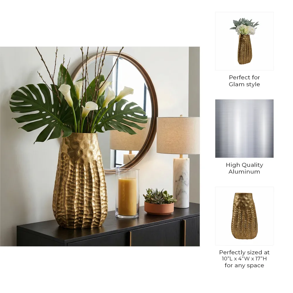 FORD GOLD VASE 17 (IN)