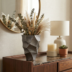 HARLANLEY GRAY VASE 12 (IN) 2