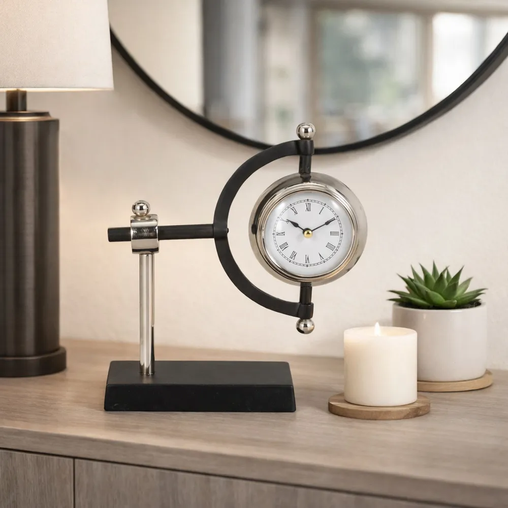 REXCROSS SILVER CLOCK 8 (IN)