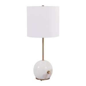 BRIGHTONLEY WHITE LAMP 23 (IN) 4