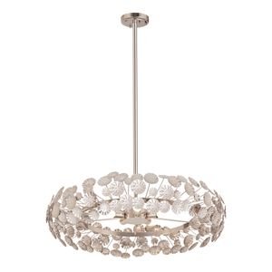 Camora 37'' Wide 5-Light Chandelier - Nickel 1