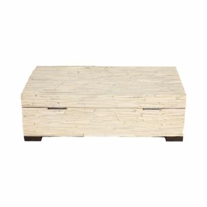 DIXONLEY SET OF 2 IVORY BOXES 4 (IN) 7