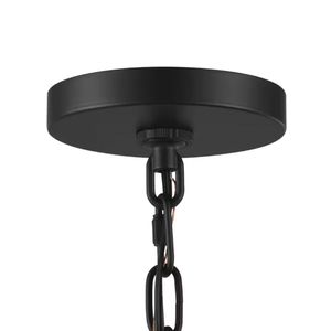 Melina 24'' Wide 5-Light Chandelier - Matte Black 3