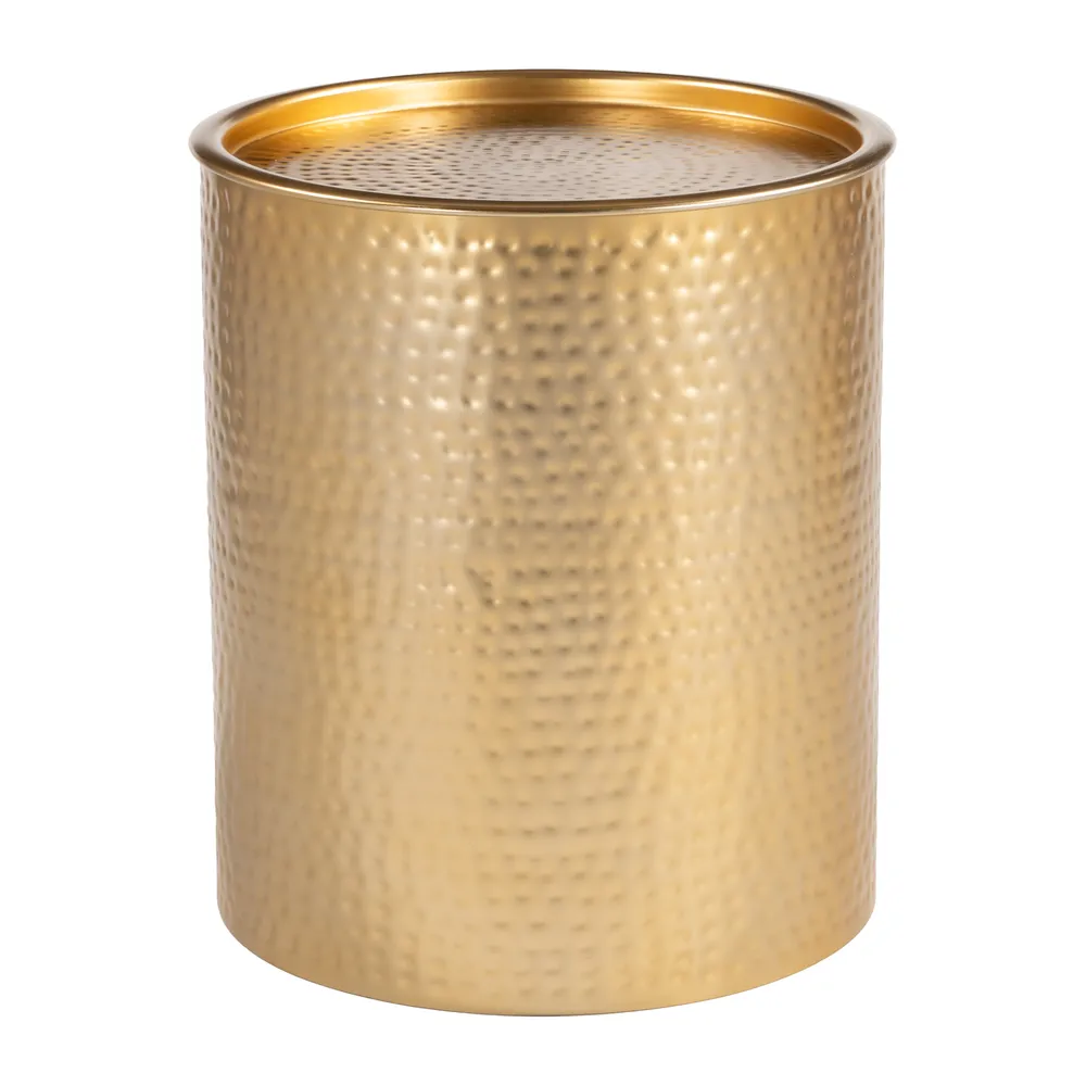 Coldveil Storage Side Table Gold