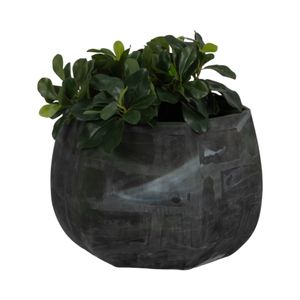 DYLANDALE GREEN GLASS VASE 10 (IN) 3