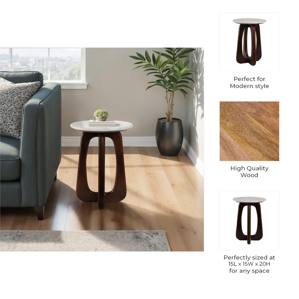 DEVONMORE BROWN TABLE 21 (IN)