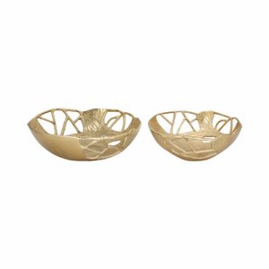 GRAYDONHOLM SET OF 2 GOLD BOWLS 5 (IN) 1