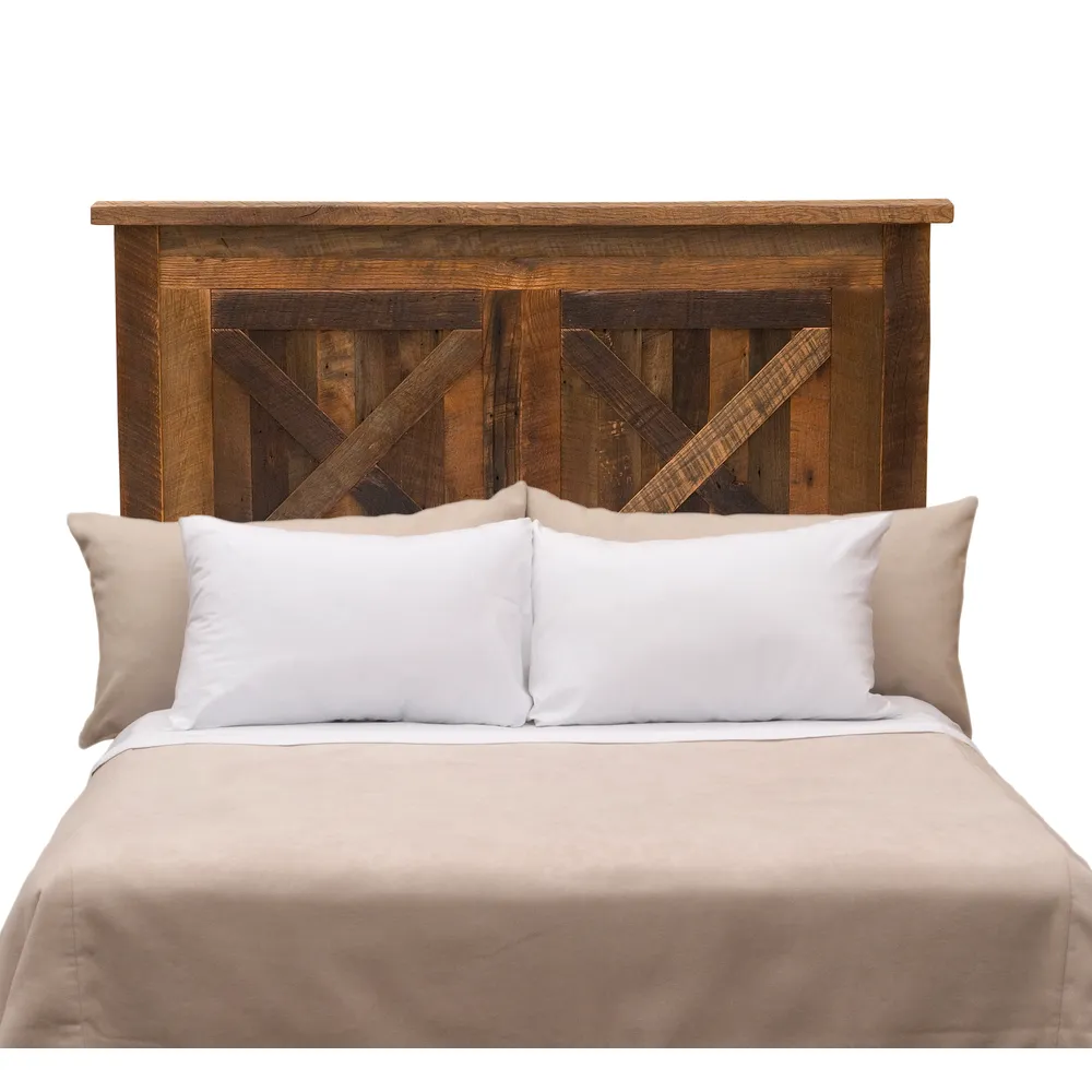Barnwood Barndoor Headboard - King