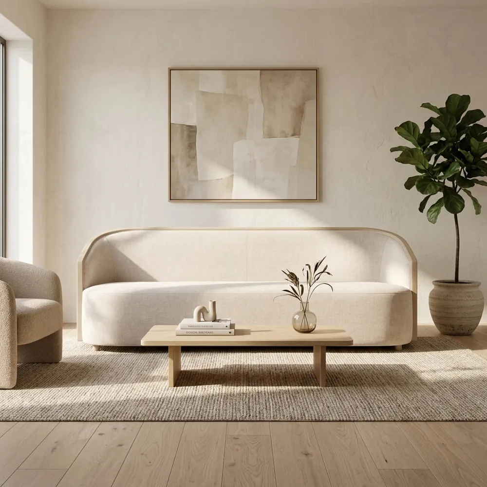 NORMAPORT IVORY SOFA 30 (IN)