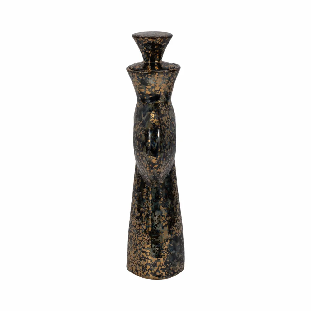 BARTONFIELD BROWN VASE 16 (IN)