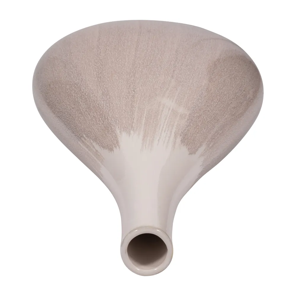 GASTONLAND WHITE VASE 19 (IN)