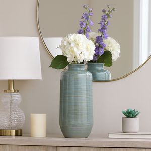 HOLLISSIDE GREEN VASE 16 (IN) 13