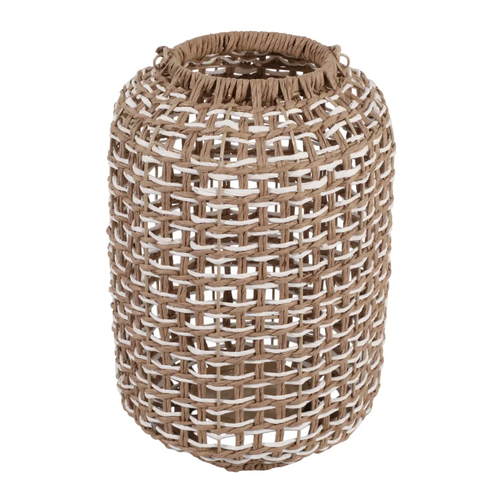 LARKSIDE BROWN LANTERN 17 (IN)