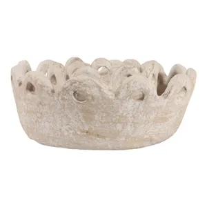 CALEBROOK SET OF 2 IVORY BOWLS 6 (IN) 7