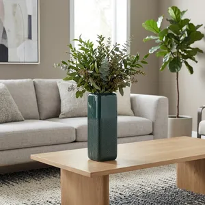 BECKHAVEN GREEN VASE 18 (IN) 11