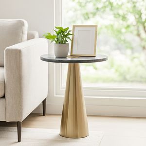 DERMOTCLIFF BLACK TABLE 23 (IN) 12