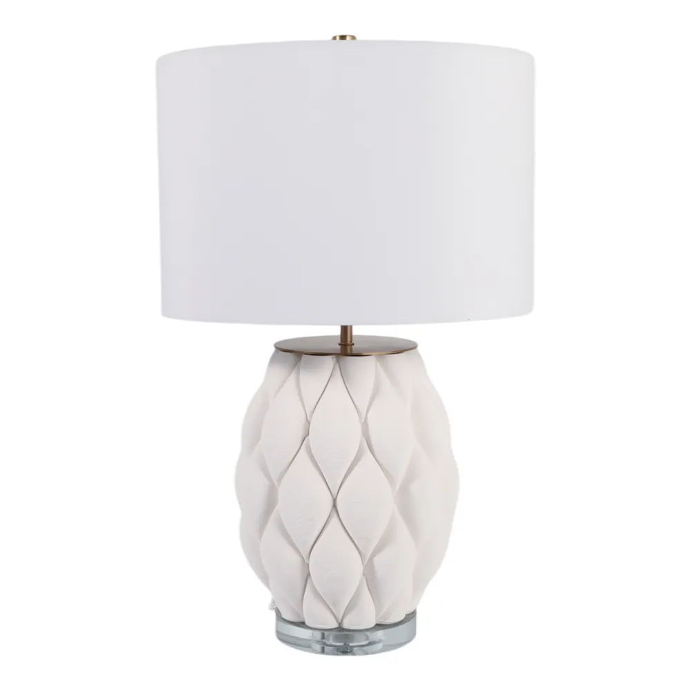 GRANGERMILL IVORY LAMP 24 (IN)